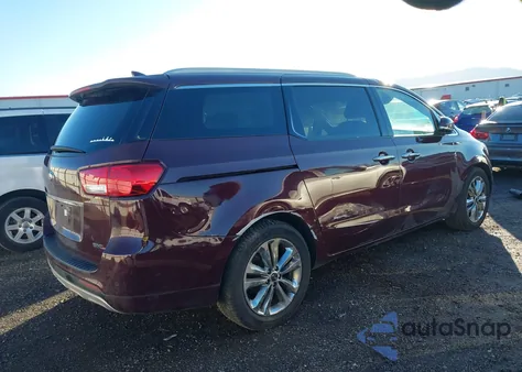 2015 Kia Sedona Sx Luxury from USA, damaged, VIN KNDME5C12F6033981